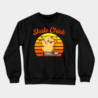 Skate chick Crewneck Sweatshirt